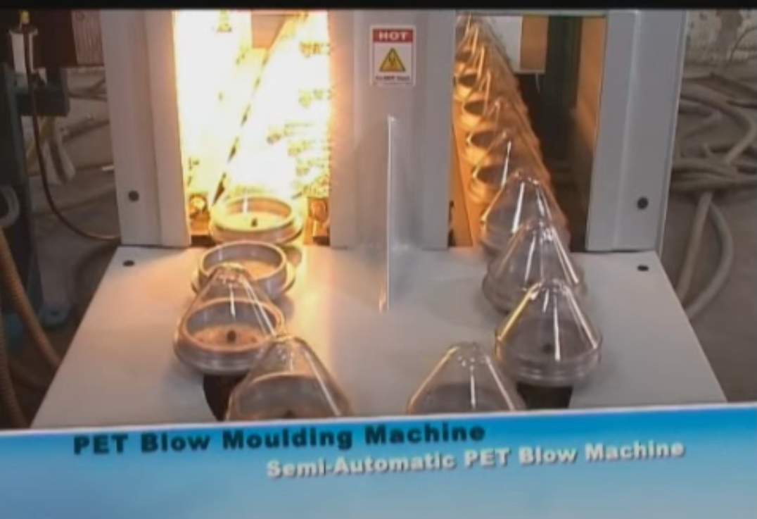 Semi Automatic PET blow moulding machine For Jar